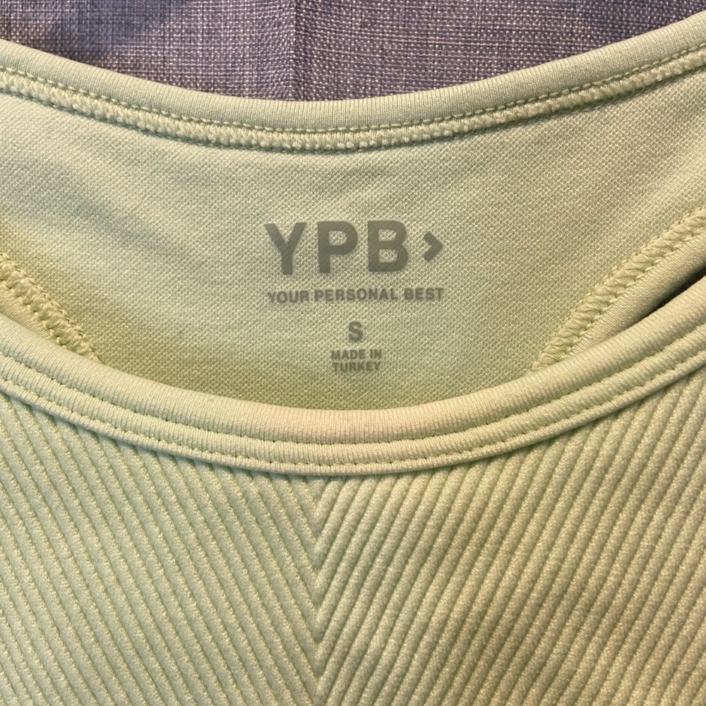 YPB Ribbed Lime Top